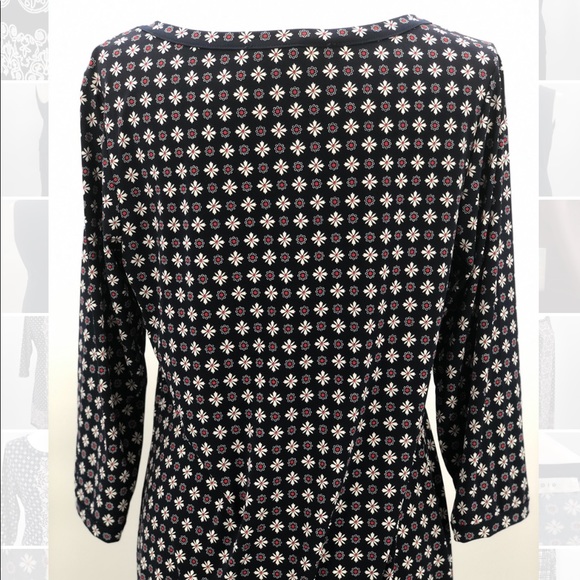 Max Studio Shift Dress Navy Red and White Size L - Picture 8 of 13